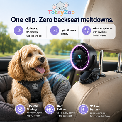 TotsyZoo® Dog Fan CoolClip