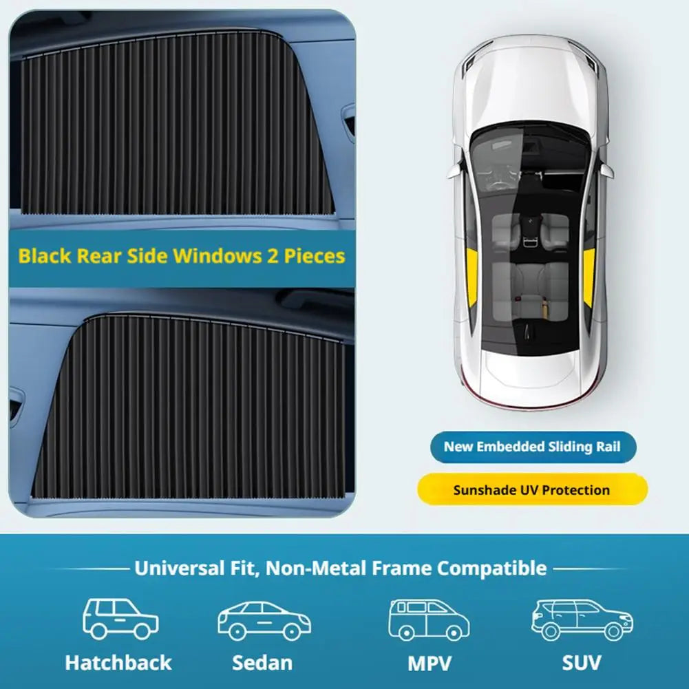 AutoShade Car Curtains - 4PCS