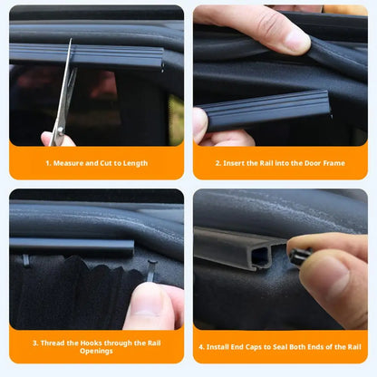 AutoShade Car Curtains - 4PCS
